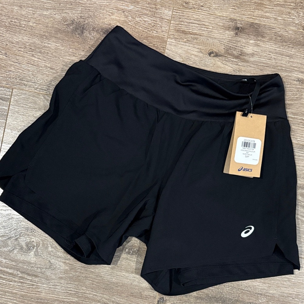 ASICS Women's 2-in-1 Black Shorts
